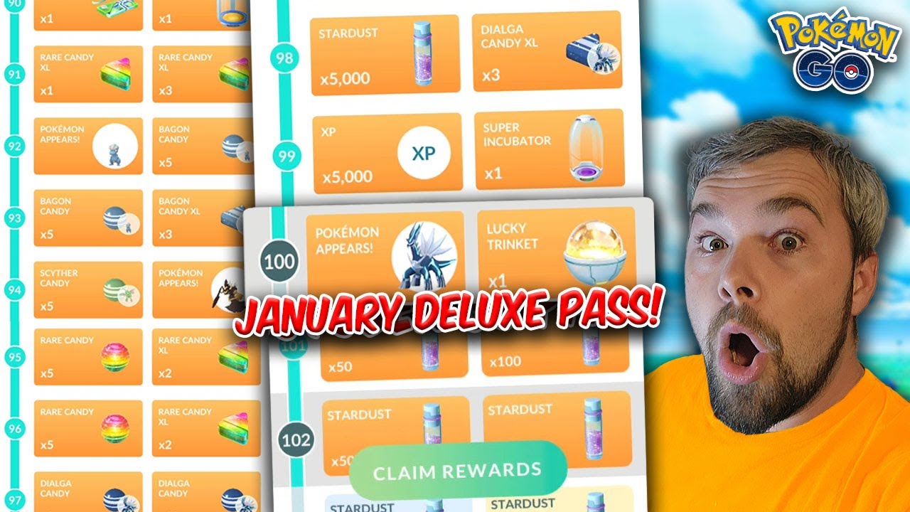 January Deluxe GO Pass Completed & THIS Is What I Got! (Pokémon GO)