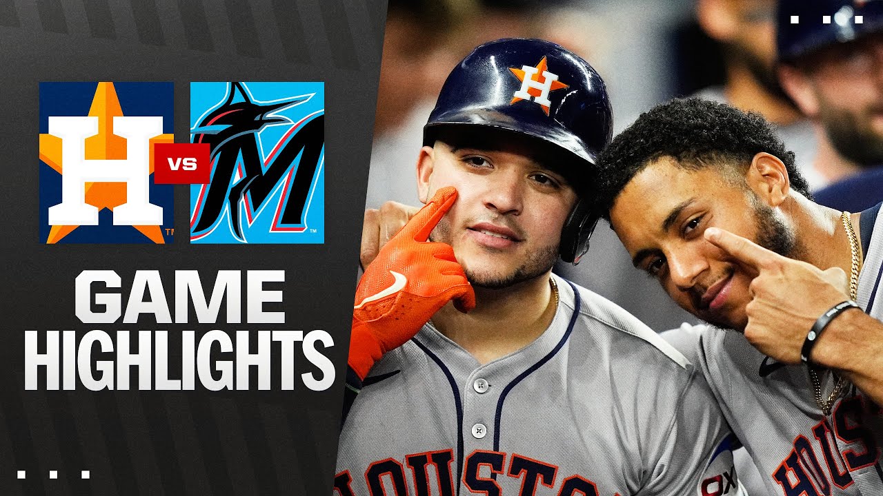 Astros vs. Marlins Game Highlights (8/5/25) | MLB Highlights