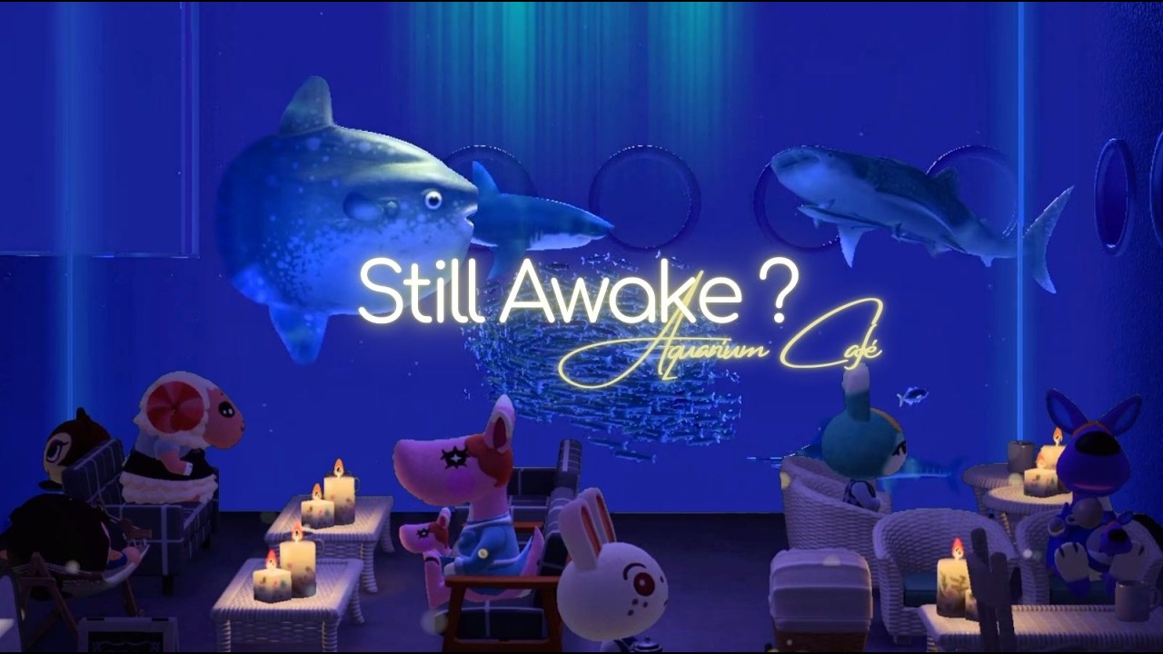 Late Night Nursing | Deep Sleep Lofi 🌊 2AM Aquarium Cafe | No More Lonely Nights