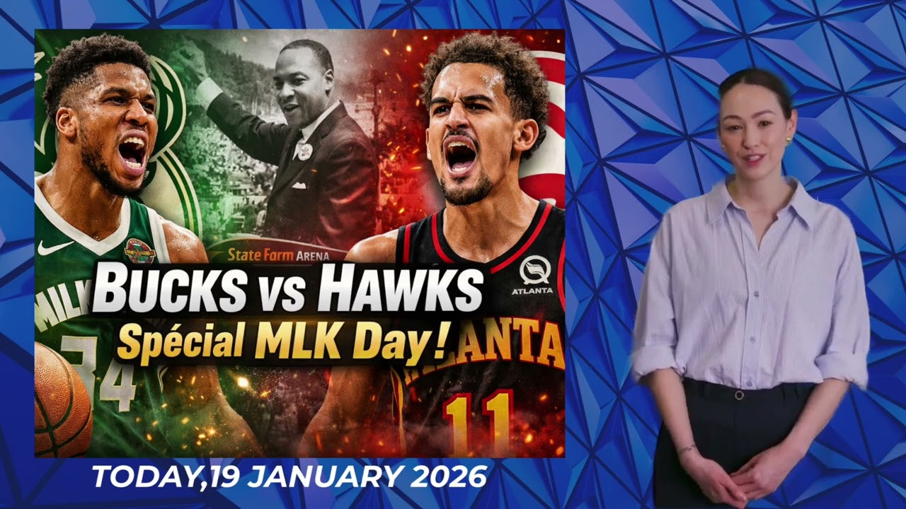 Bucks vs Hawks : Un choc NBA explosif pour le MLK Day !🌏