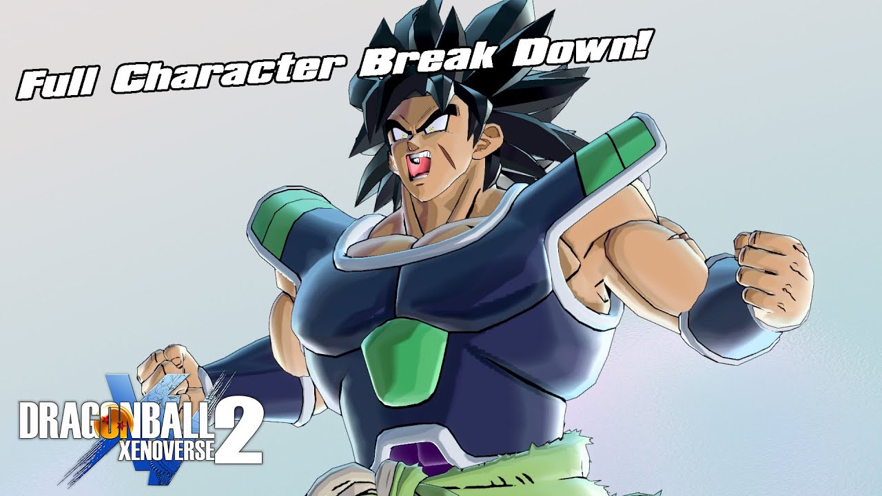 Полный разбор комбо и навыков Гневного Броли - Dragon Ball Xenoverse 2 DLC 20