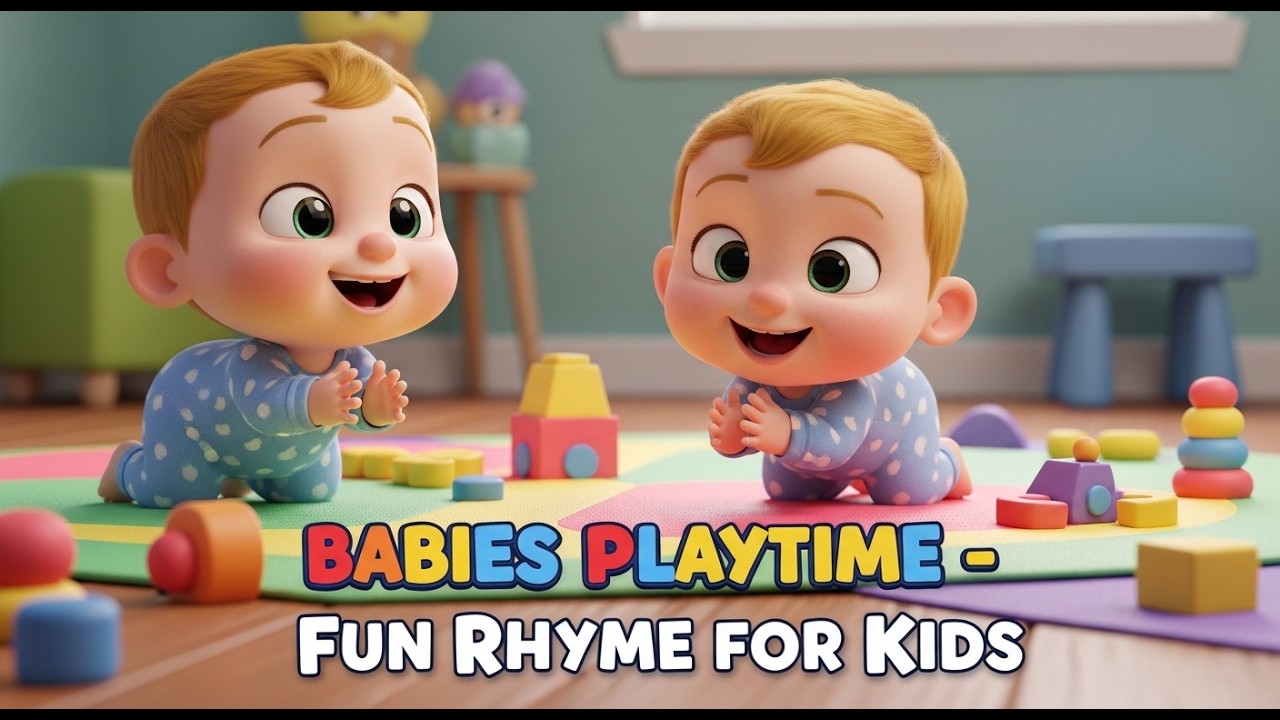 Babies Playtime – Fun 3D Cartoon Rhyme for Kids#gigglekidstv #nurseryrhymes