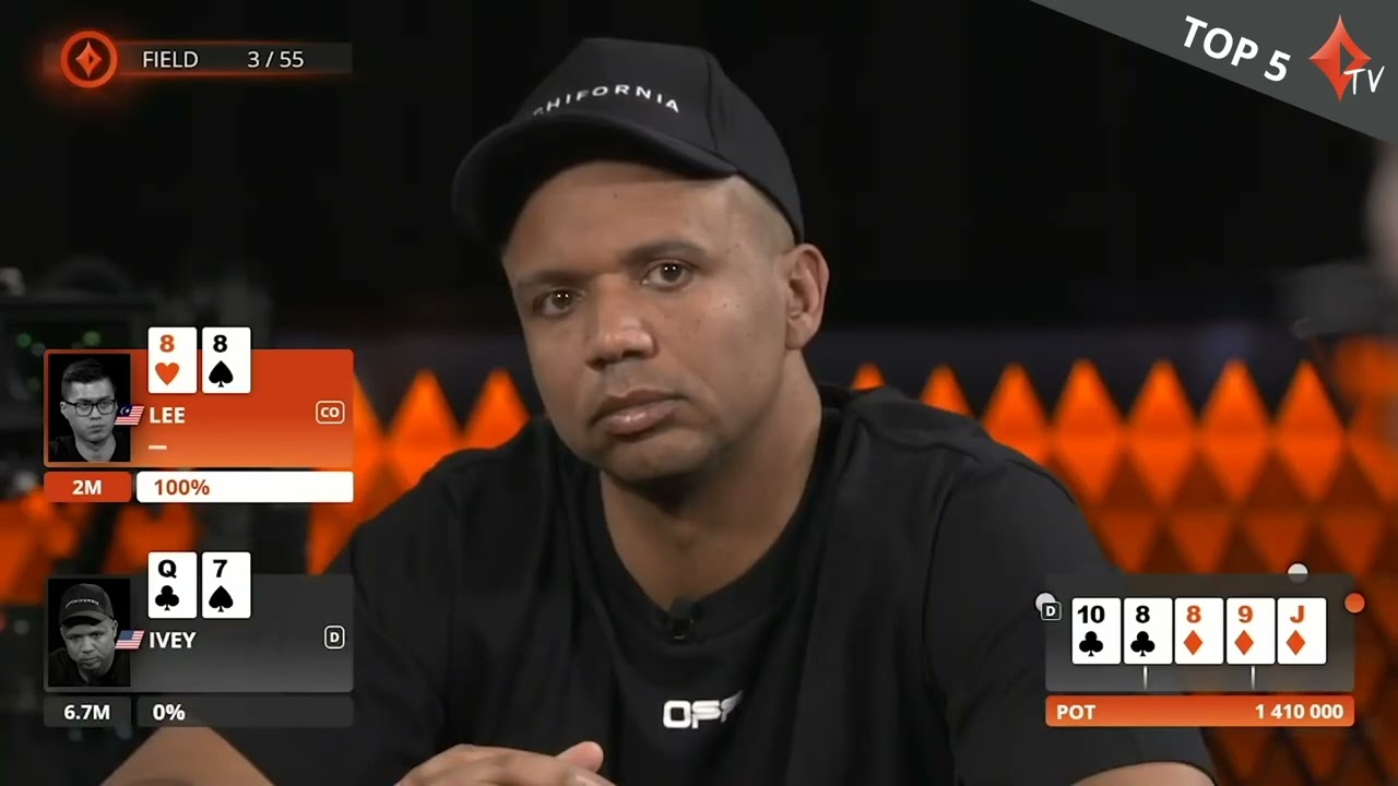 Топ-5 каре в короткой колоде! | Лучшие моменты покера | partypoker