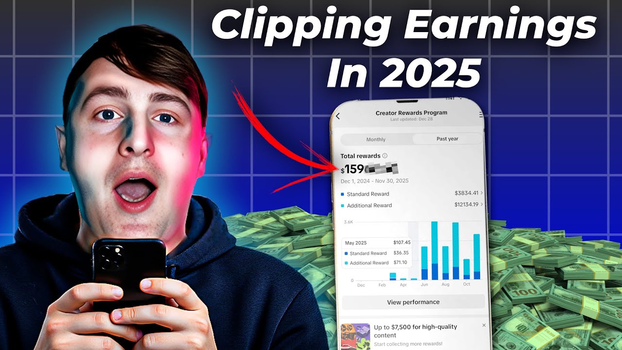 Как я заработал более 15 000 долларов на вырезках из TikTok в 2025 году