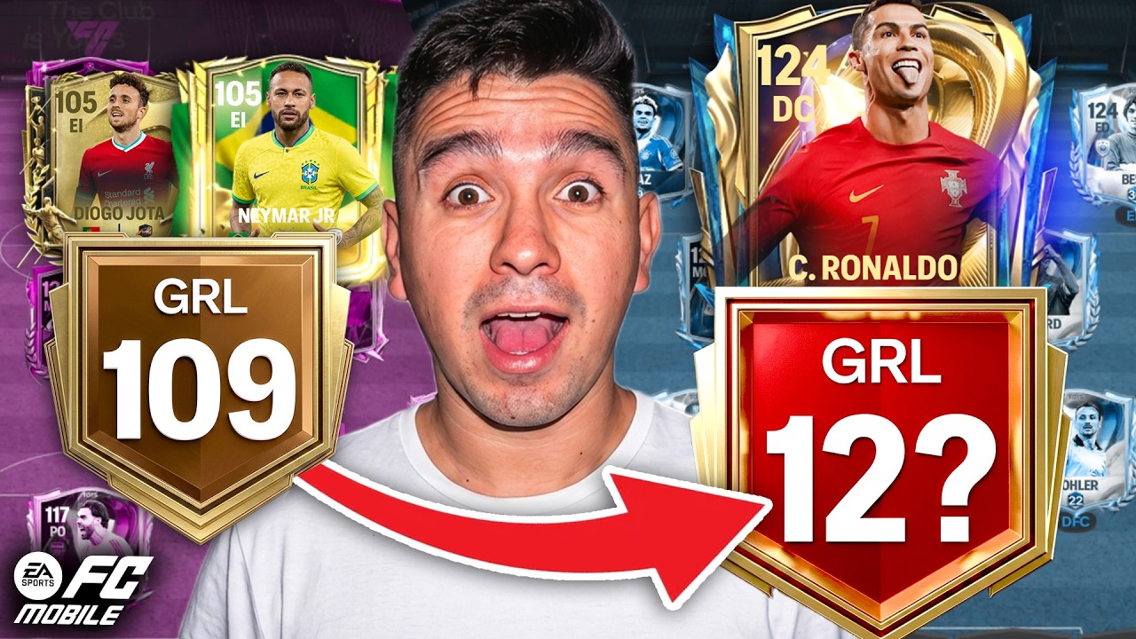 Hice el Mejorando Cuentas a Suscriptores m&aacute;s Caro del FC Mobile ! RONALDO TOTS y 123 GRL !