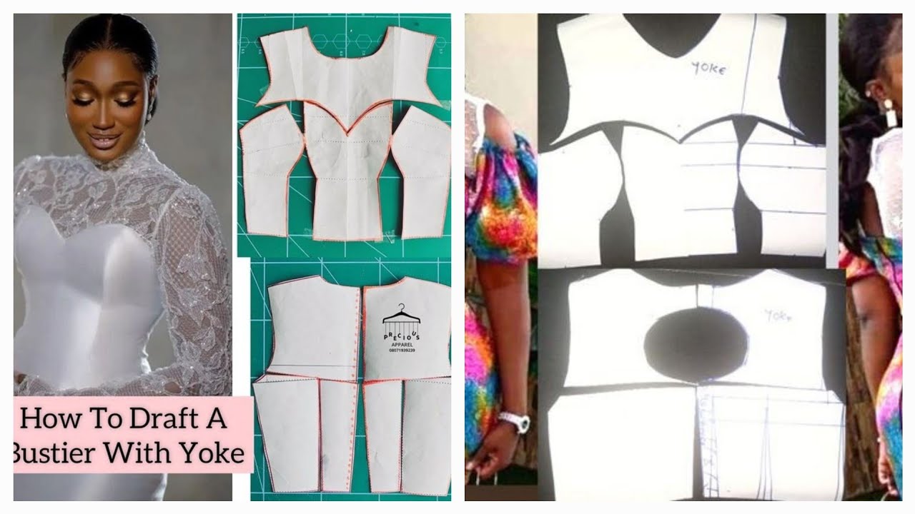 Bustier with Yoke Tutorial/Best and simple Method for plus size /Beginner friendly tutorial