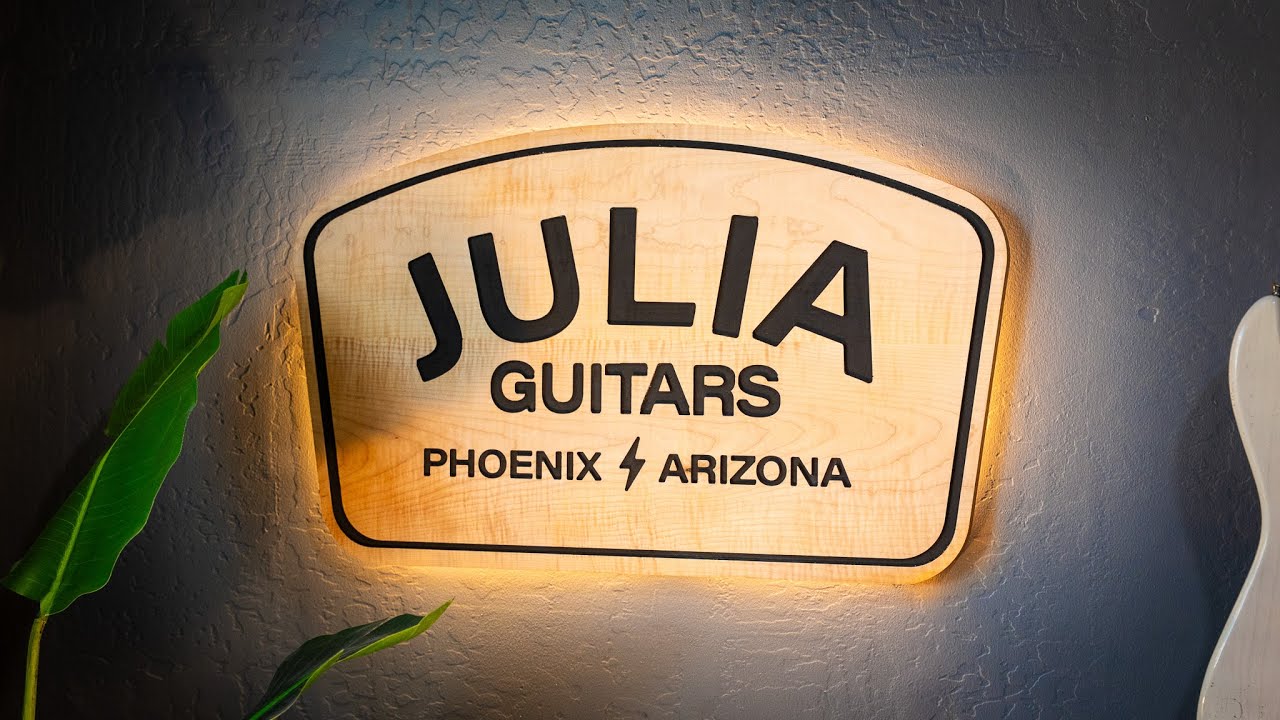Making a Custom Backlit LED Sign With a CNC