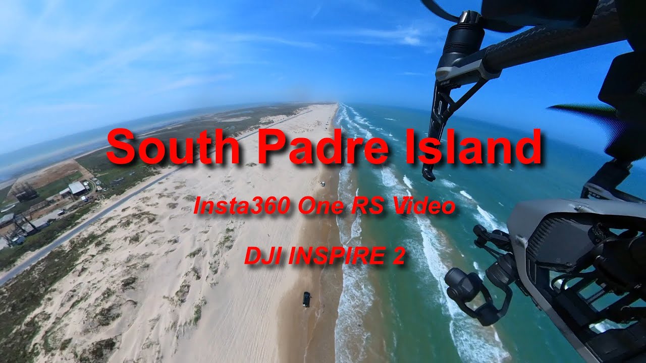 360 Parallax Drone Video, South Padre Island Beach, DJI Inspire 2