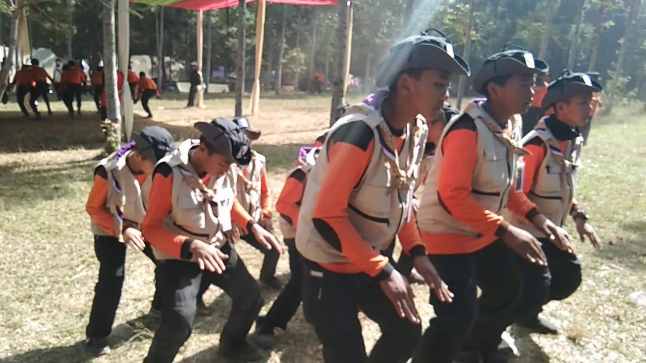 Yel-Yel Pandu Hidayatullah Kuaro - Paser di Jambore Nasional II Pramuka Hidayatullah, Malang 2019.