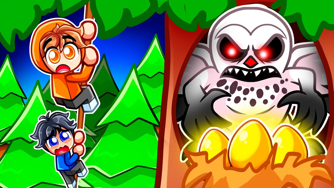 We Found the OWL MONSTERS NEST in 99 Nights in the Forest!