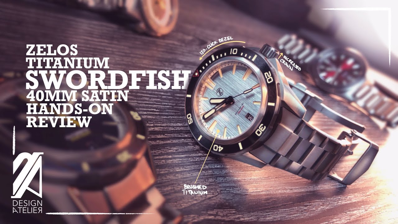 The New Zelos Titanium Swordfish 40mm Satin Hands-On Review (A Dial You Have To See To Believe)