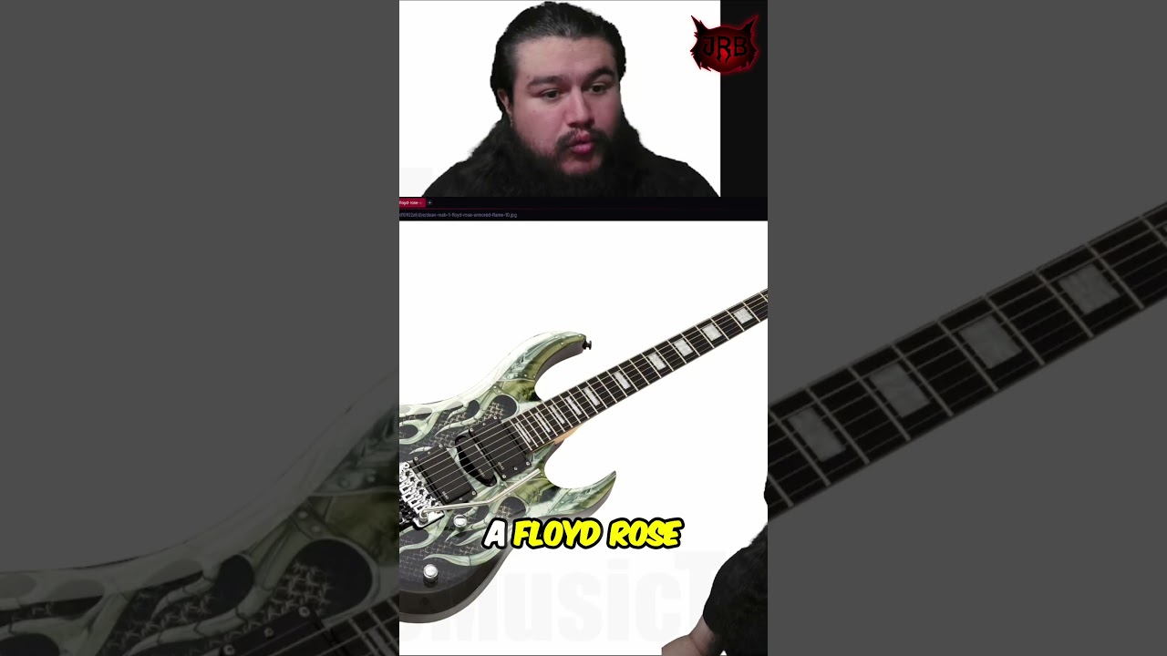 Объяснение принципа действия Whammy Bar на гитаре тремоло Floyd Rose!