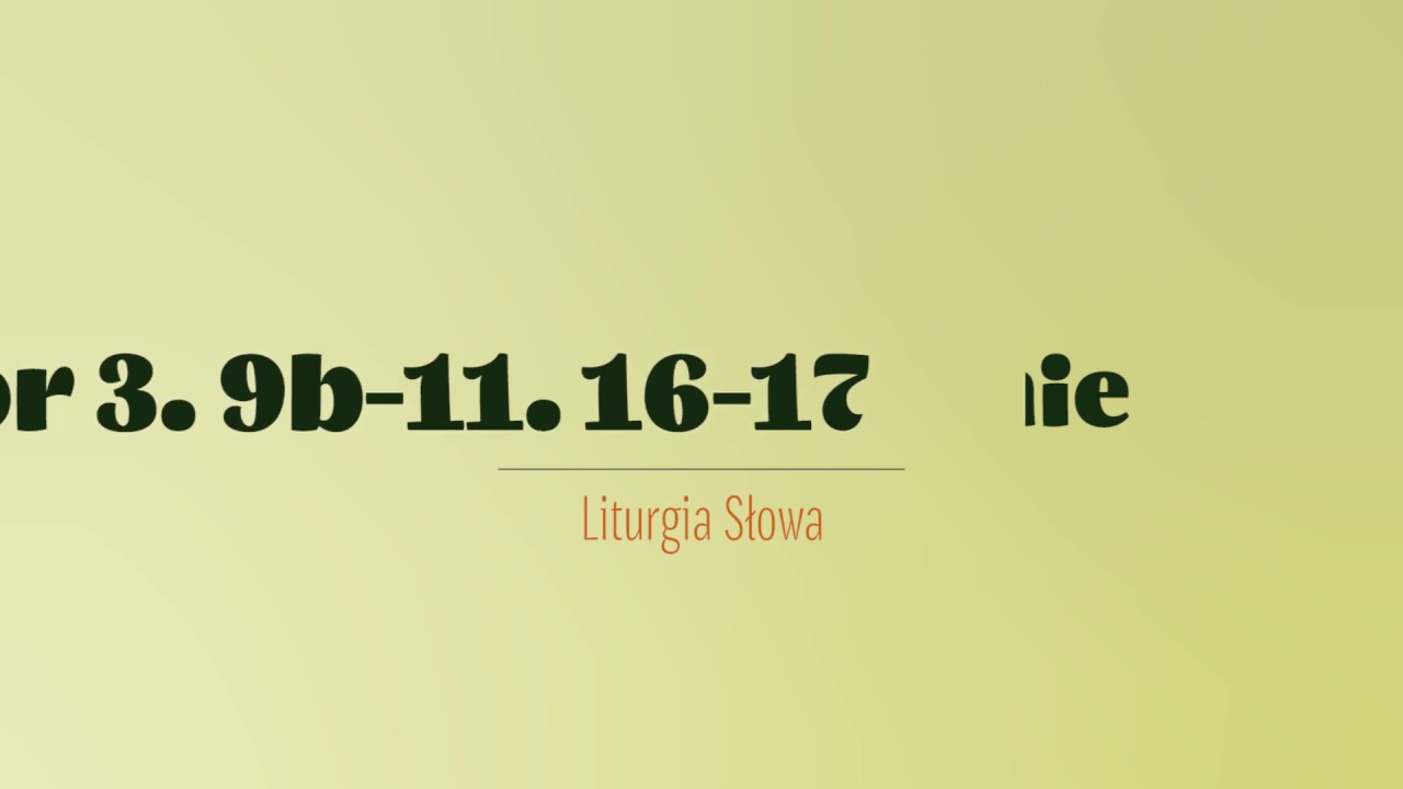 #DrugieCzytanie | 9 listopada 2019 | (1 Kor 3. 9b-11. 16-17)