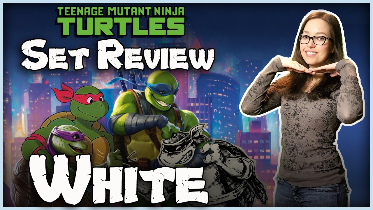 ⚪Белый - Обзор лимитированного набора TMNT