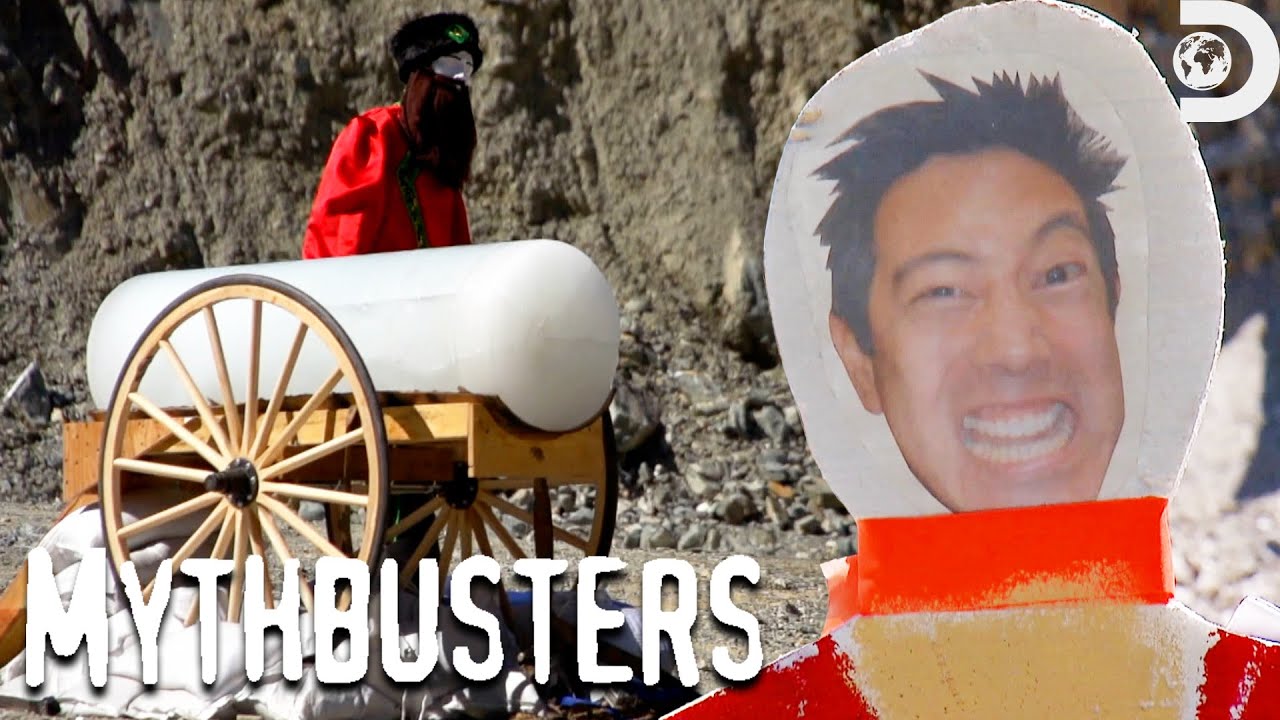 Launching an Ice Cannonball at 680 mph! | MythBusters | Discovery
