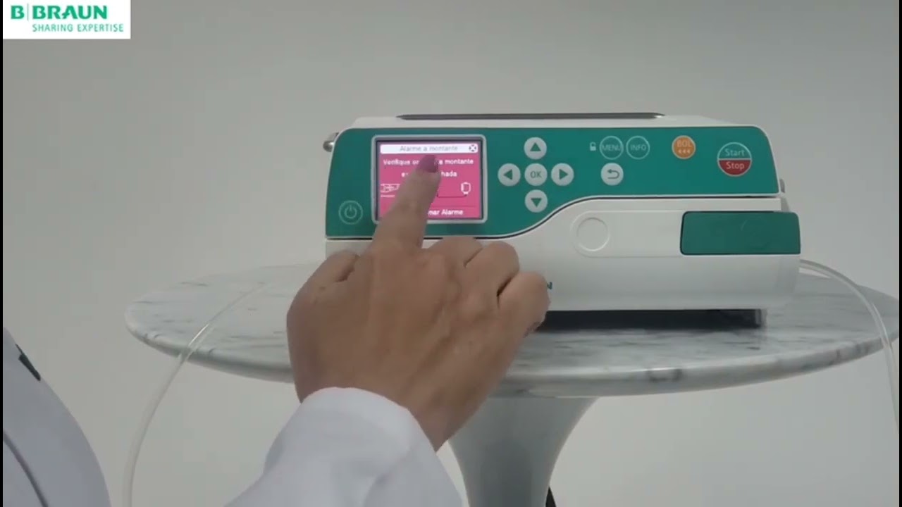 Treinamento de bomba BBraum infusomat compact plus