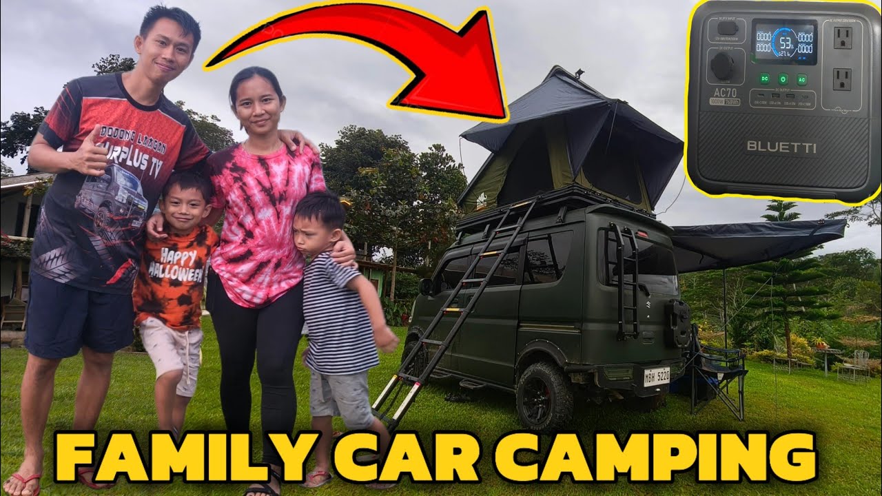 CAR CAMPING WITH AC70 BLUETTI