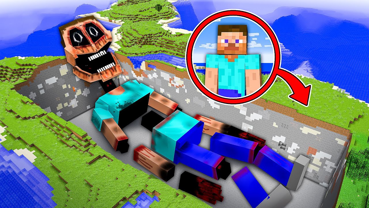 Bullying The Giant Mimicer in Minecraft