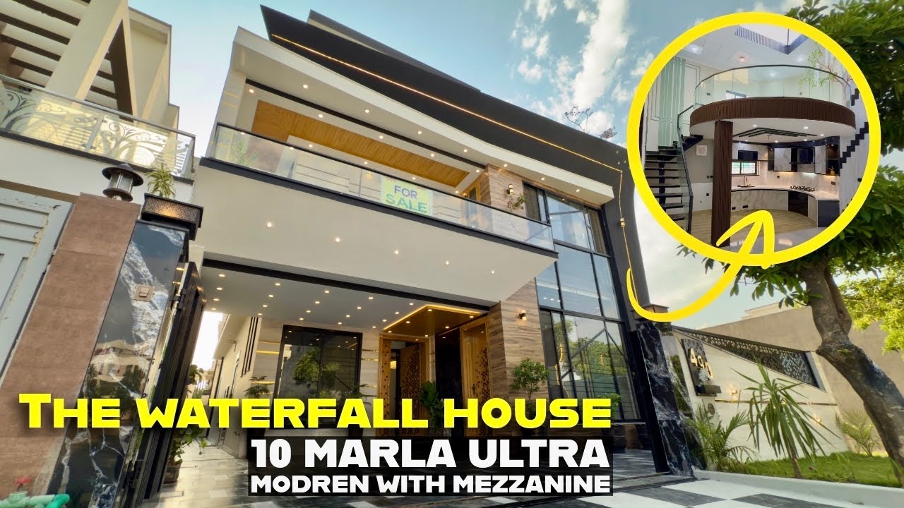 10 Marla Luxury House for Sale | The Waterfall House – Bahria Town Phase 8