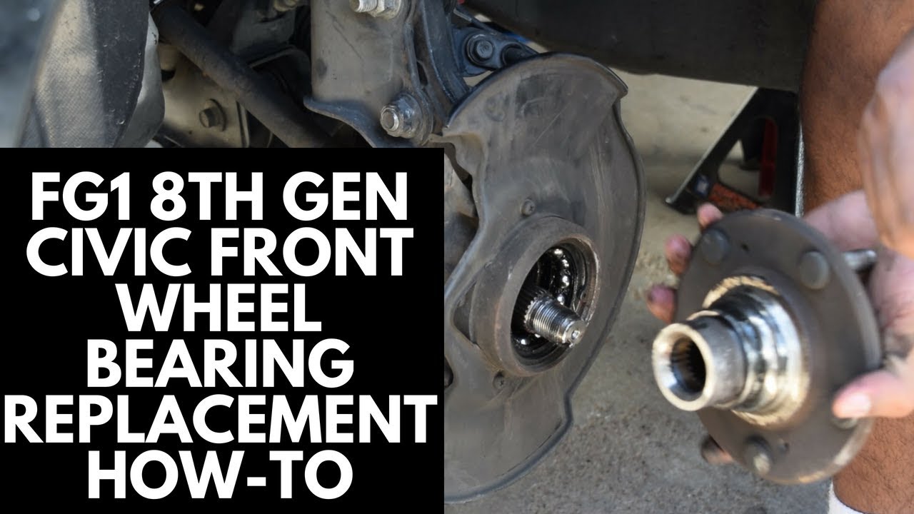Front Wheel Bearing Replacement (Without a Hydraulic Press) [8th Gen FG1 Honda Civic]
