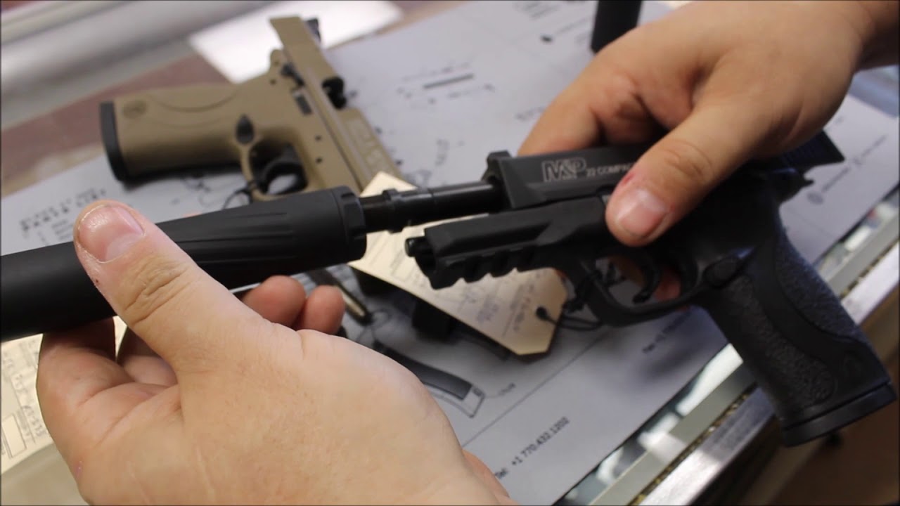 M&P  compact 22 Thread Adapter, Proper threads and suppressor runout