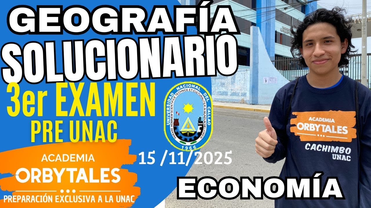 SOLUCIONARIO 3ER EXAMEN PRE UNAC