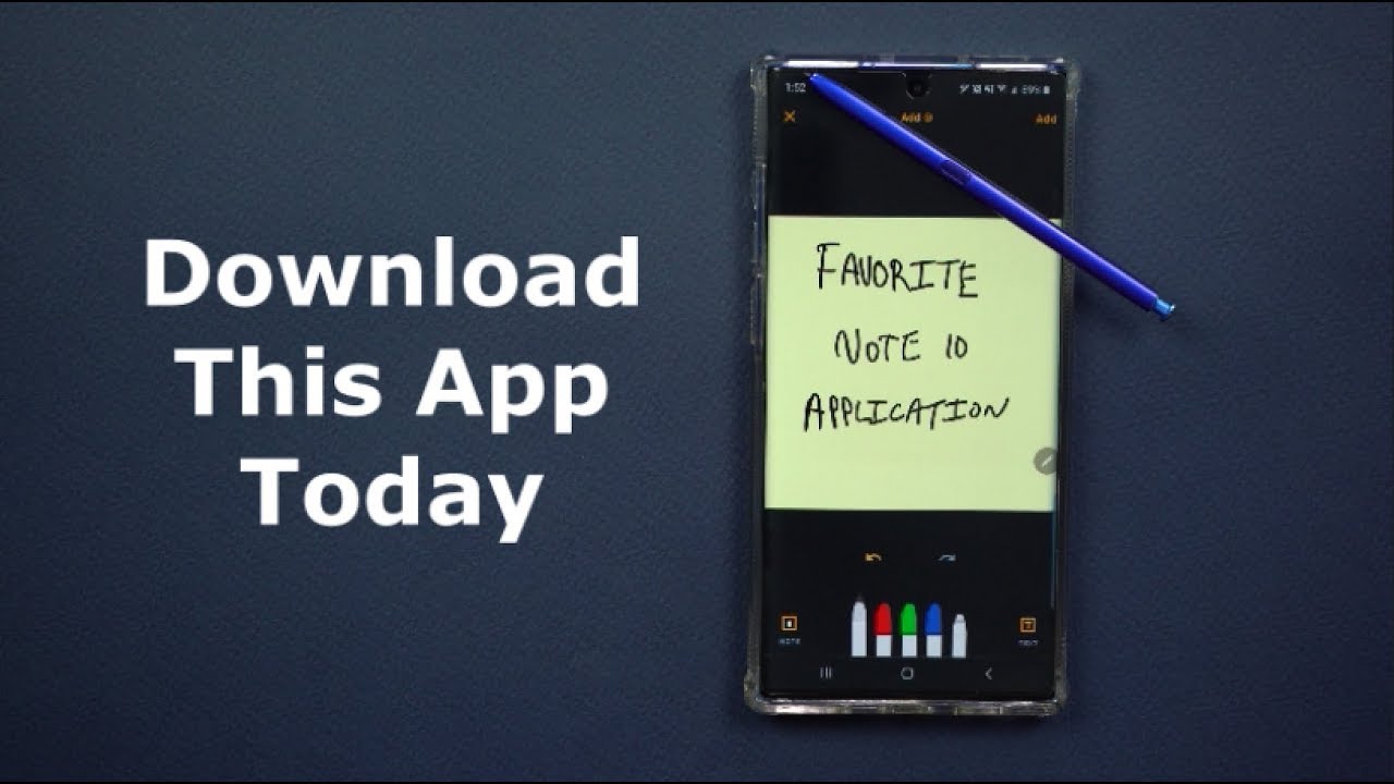 Обязательное приложение для Samsung Galaxy Note 10 (Note 9 и Note 8)