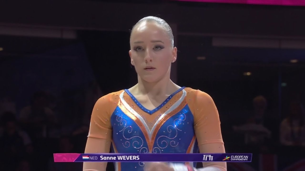 Sanne Wevers verovert brons met NL team – EK turnen 2018 – brug