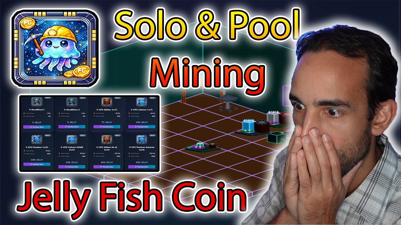 Mining JellyFish Coin - A Solana Token by Brandoncoin & Team