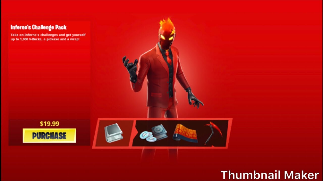 BUYING THE *NEW* INFERNO PACK(Fortnite)