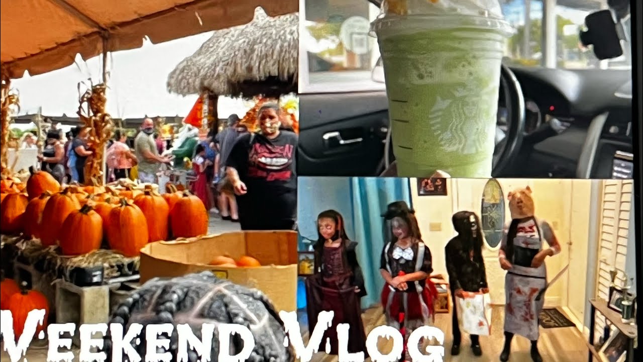 VLOG: New Starbucks Drink • Fall Festival • Lit Halloween 🔥