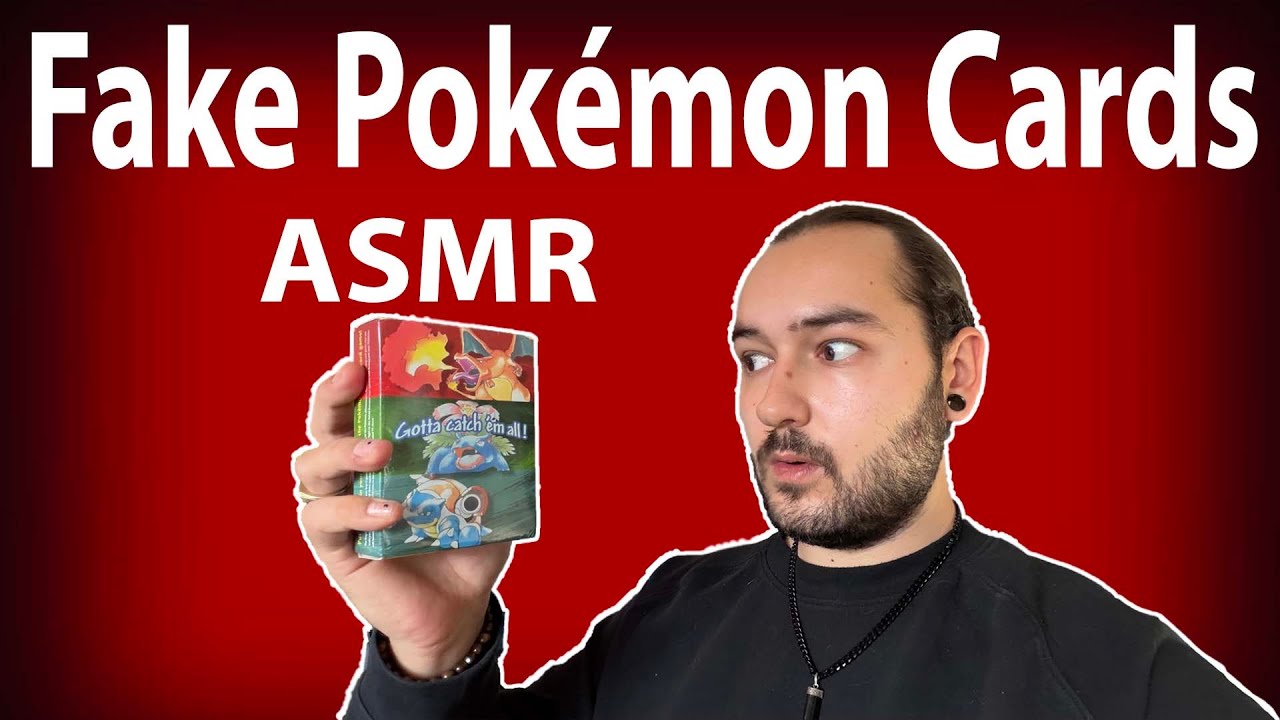 ASMR | Fake Pokémon Cards | Tracing | Whispering | Hand Movements