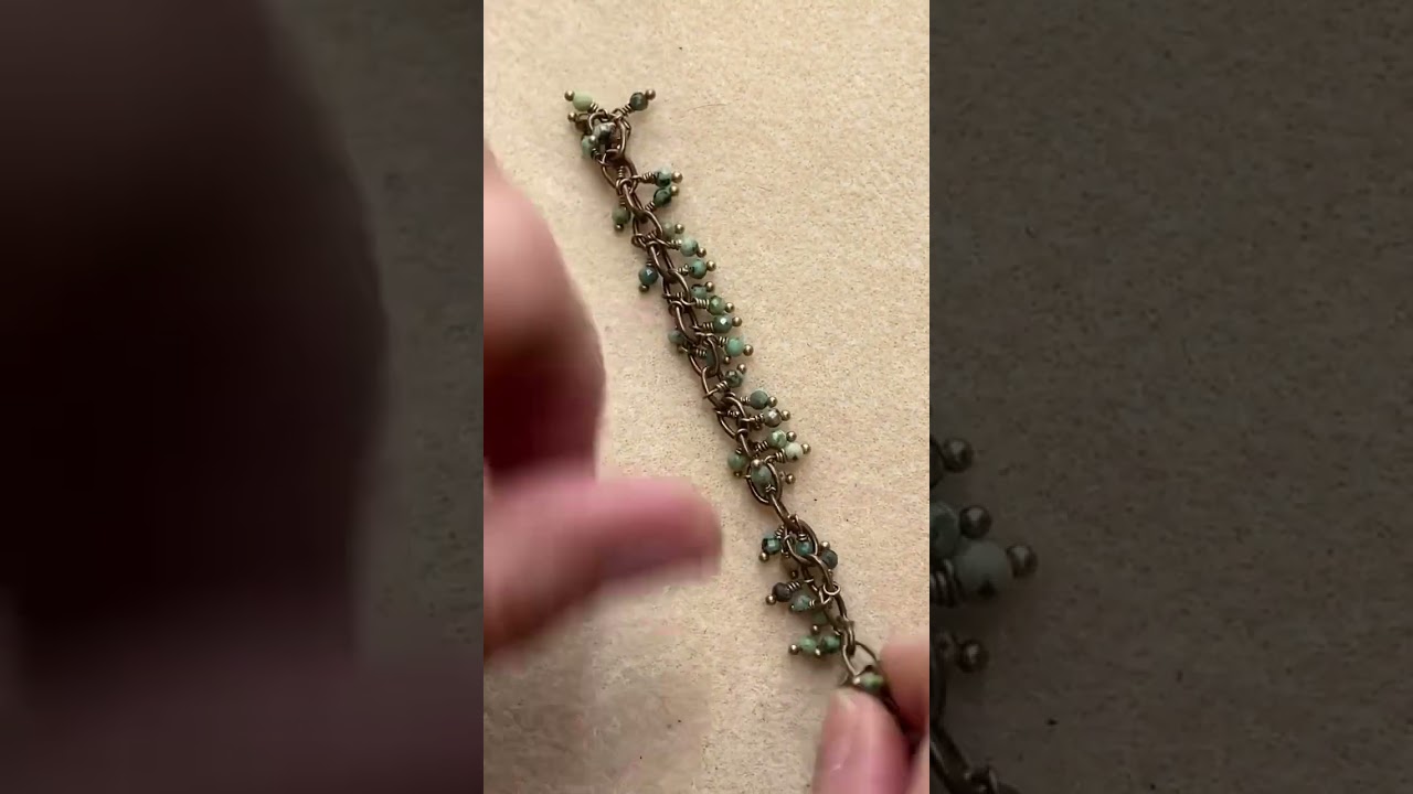 How to make my multi strand bracelet kit- full video posting later today- #jewelry #bracelet