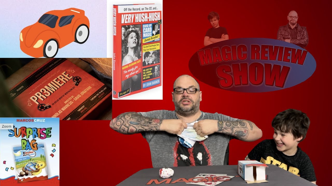 Surprise Bag, Very Hush Hush, Pr3miere & The Appearing Car | Craig & Ryland's Magic Review Show #149