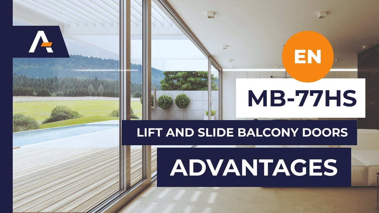 Lift and slide balcony doors MB-77HS by Aluprof