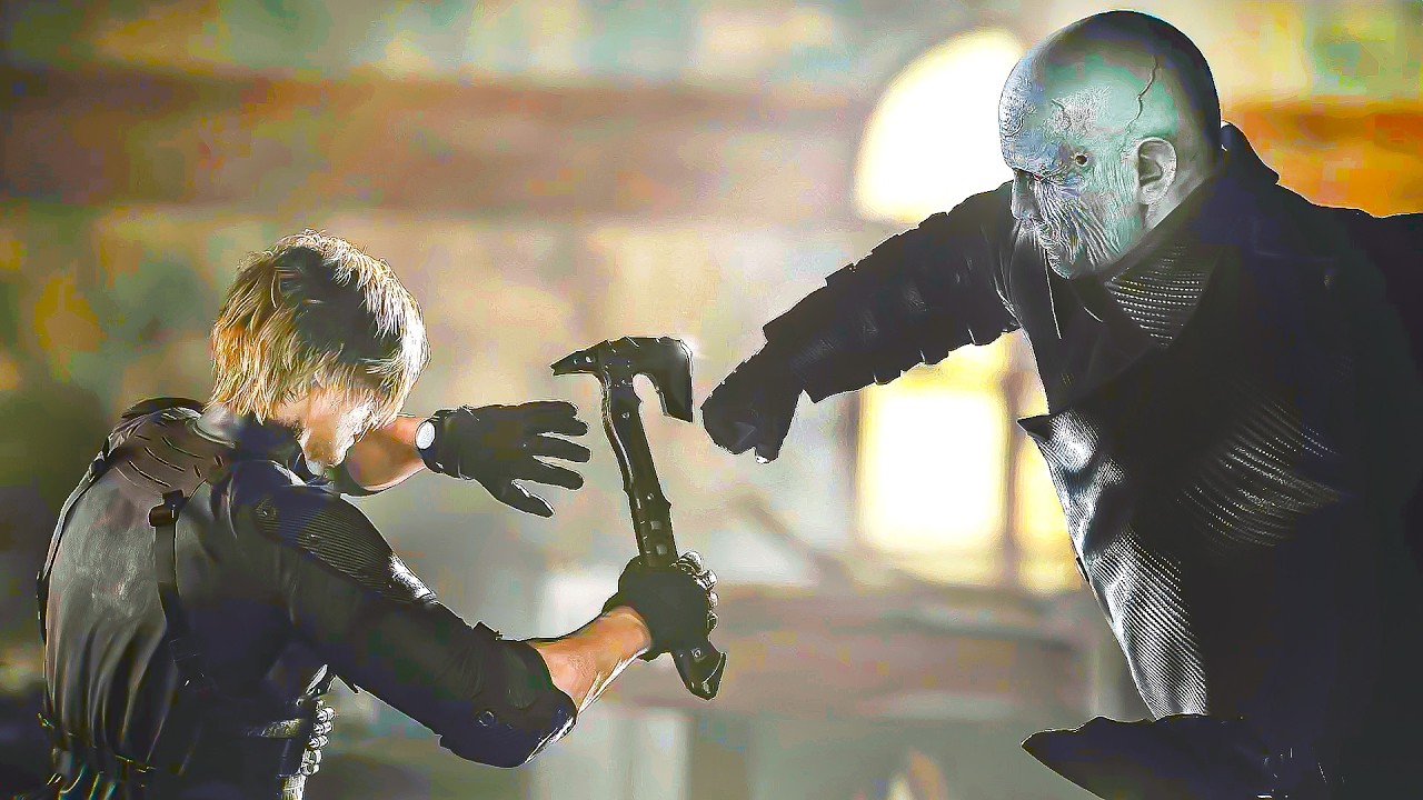Resident Evil 9 Requiem - Leon vs Mr. X Boss Fight