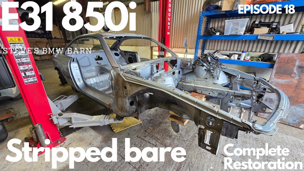 BMW E31 850i "Glacier" - Stripped Chassis Inspection - Episode 18
