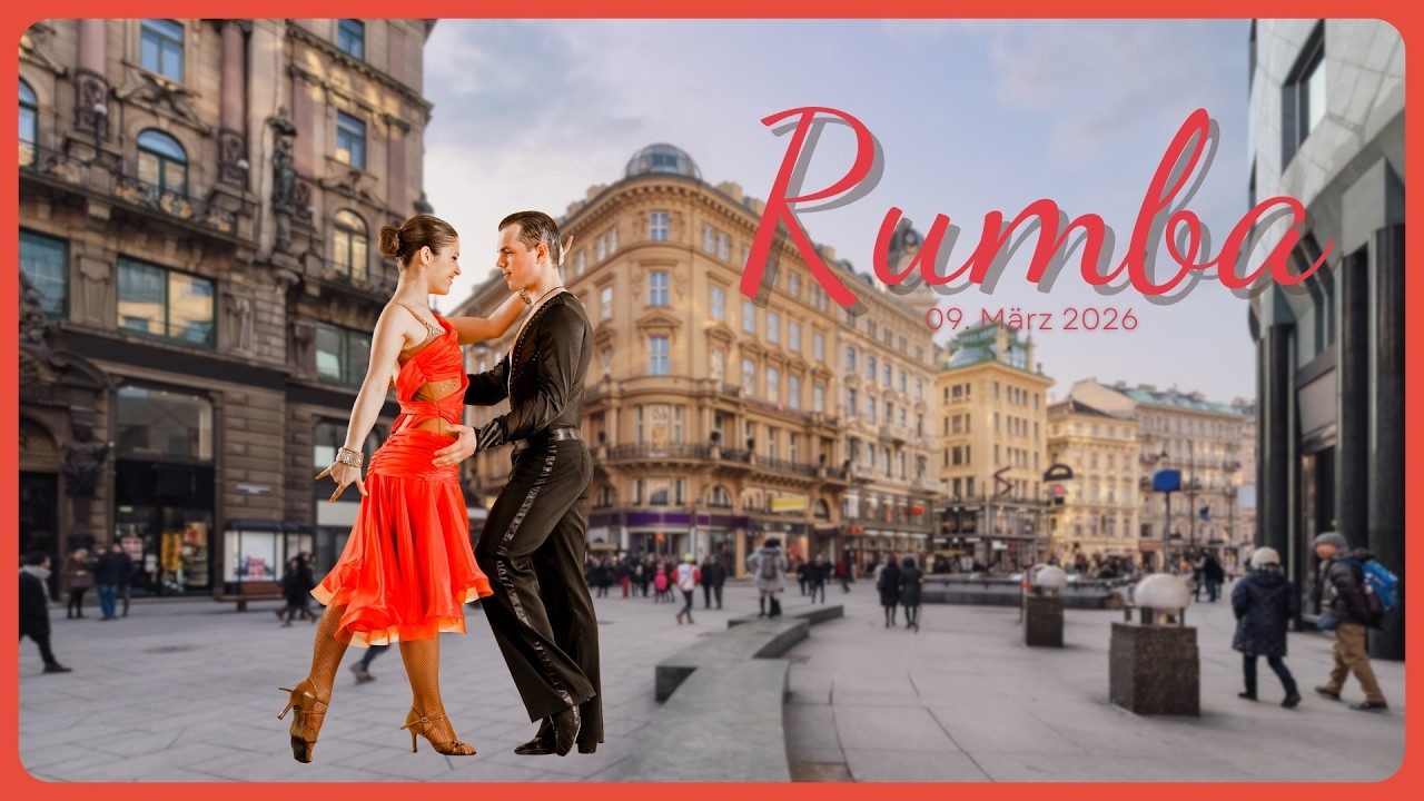 Rumba elegant getanzt: Griechische Göttin und Sliding Doors im Fokus