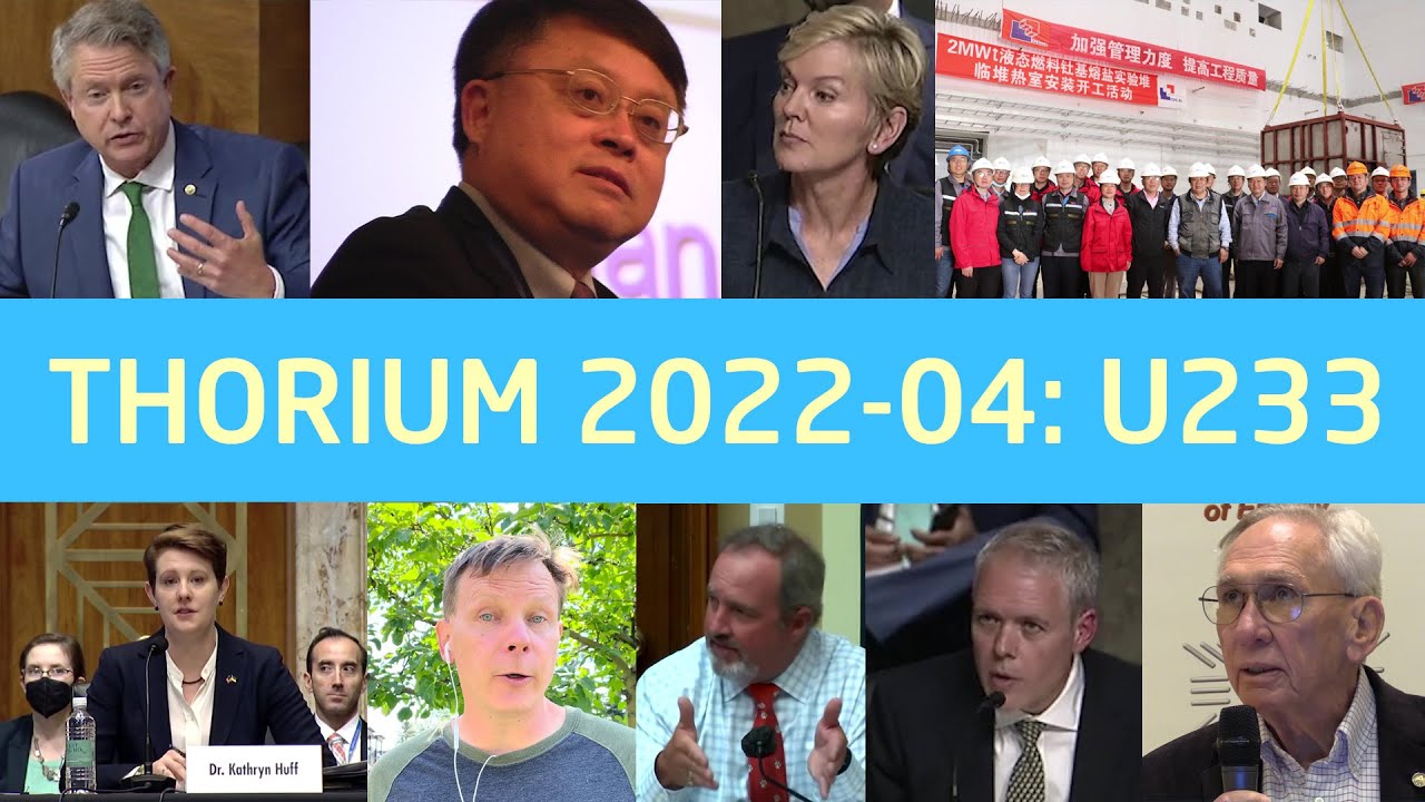 Новости по торию 2022-04: разбавление урана-233 на фоне борьбы за нероссийское производство HALEU