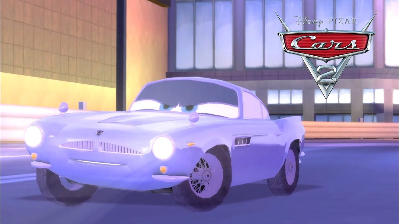 Jogo Carros 2 : Finn Mcmissil em Pé na estrada - Disney Pixar