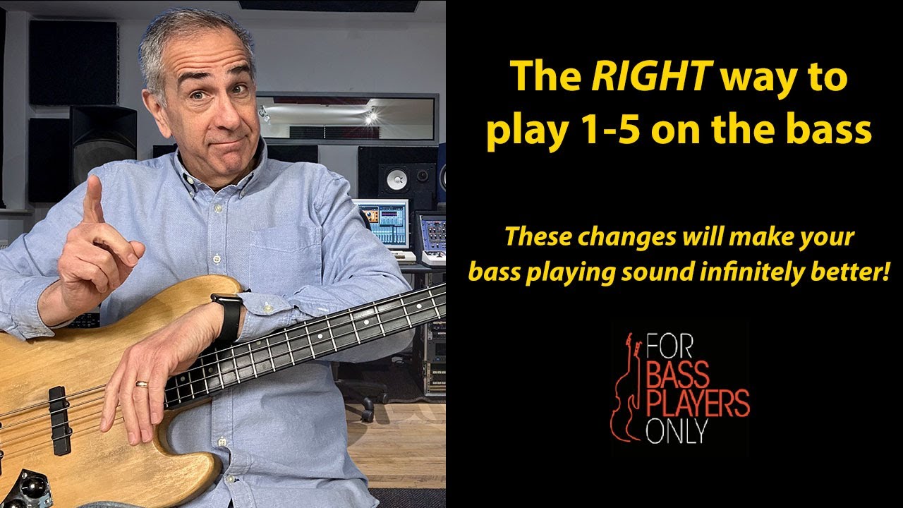 The RIGHT way to play 1-5 on the bass