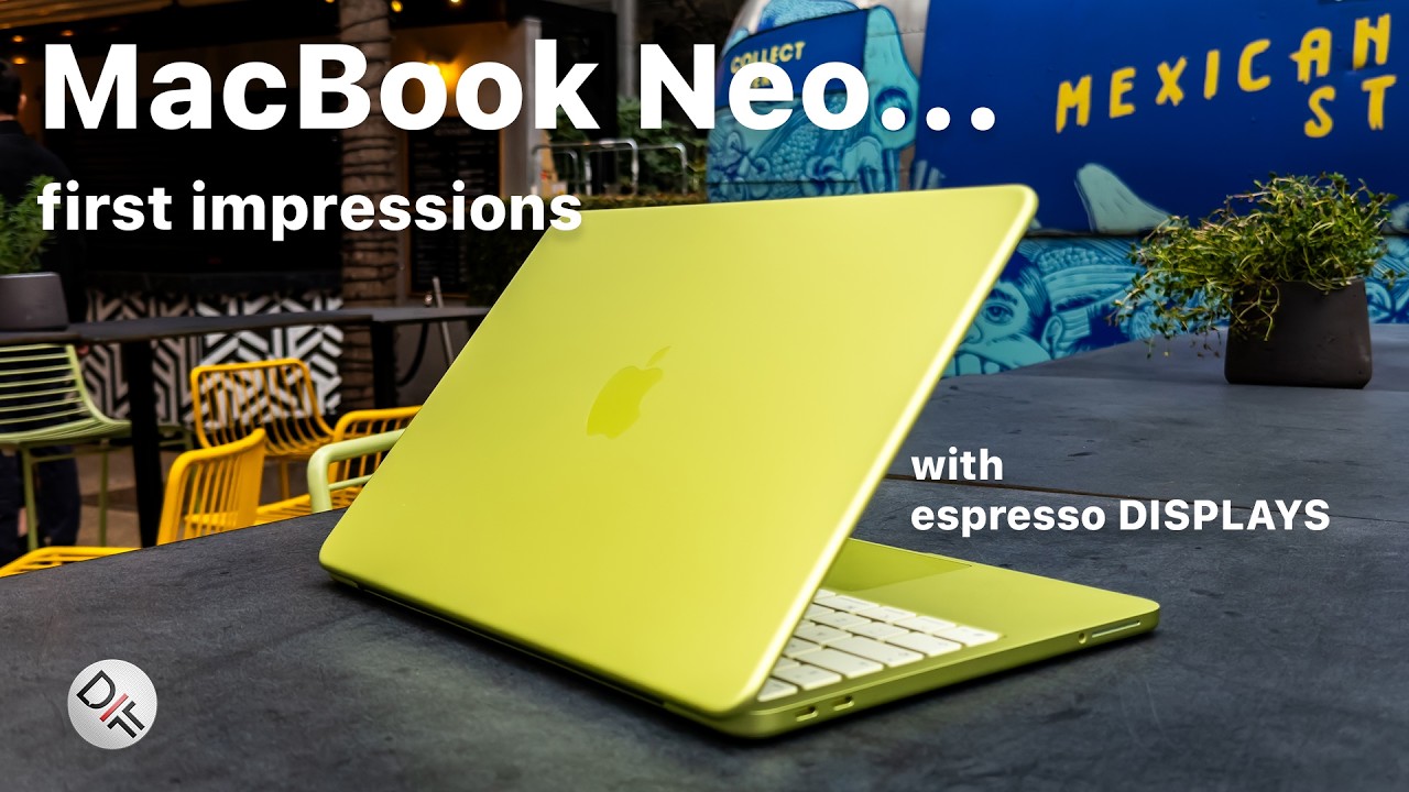 Первые впечатления от MacBook Neo | В Лондоне с Espresso Displays