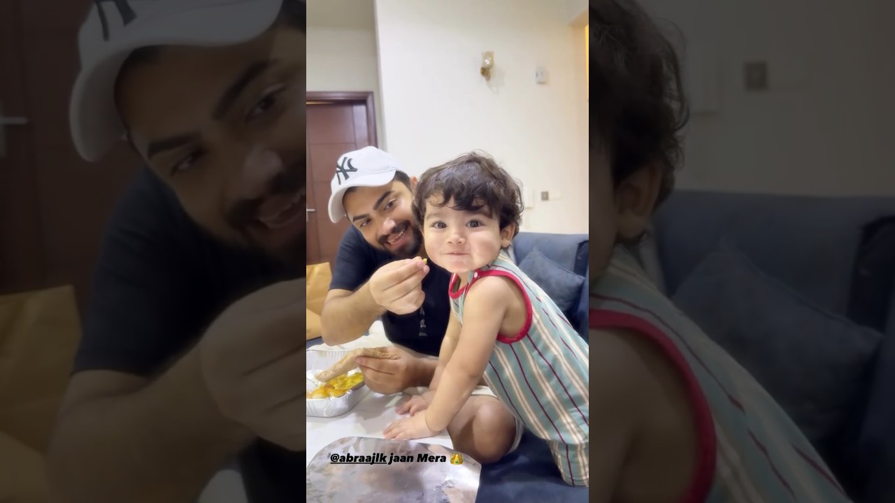 Laraib With his Son Abraaj #zarnabfatima #love #laraibkhalid