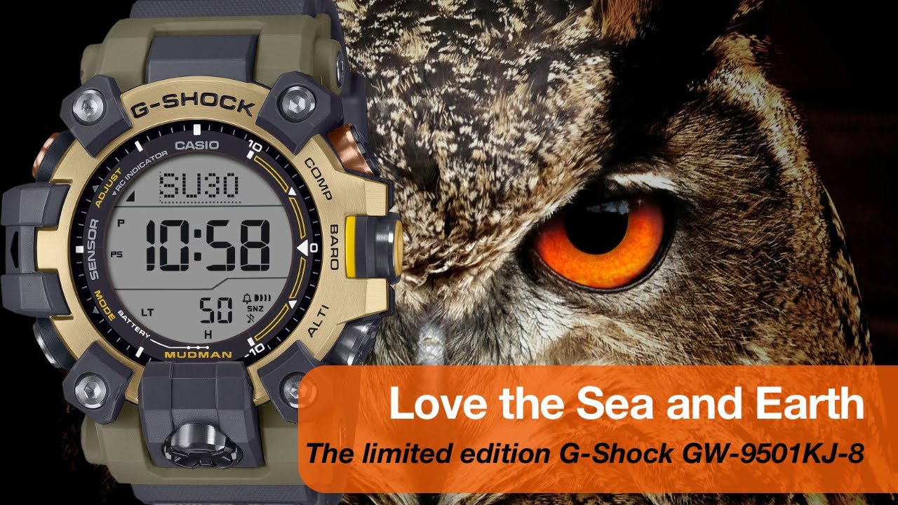 The limited Casio G-Shock Mudman Love the Sea and Earth edition