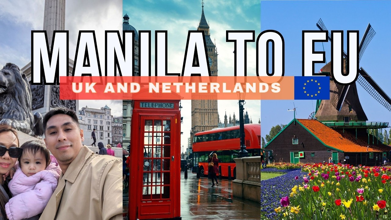 Exploring EUROPE With A One Year Old Baby | London travel vlog and Amsterdam Vlog