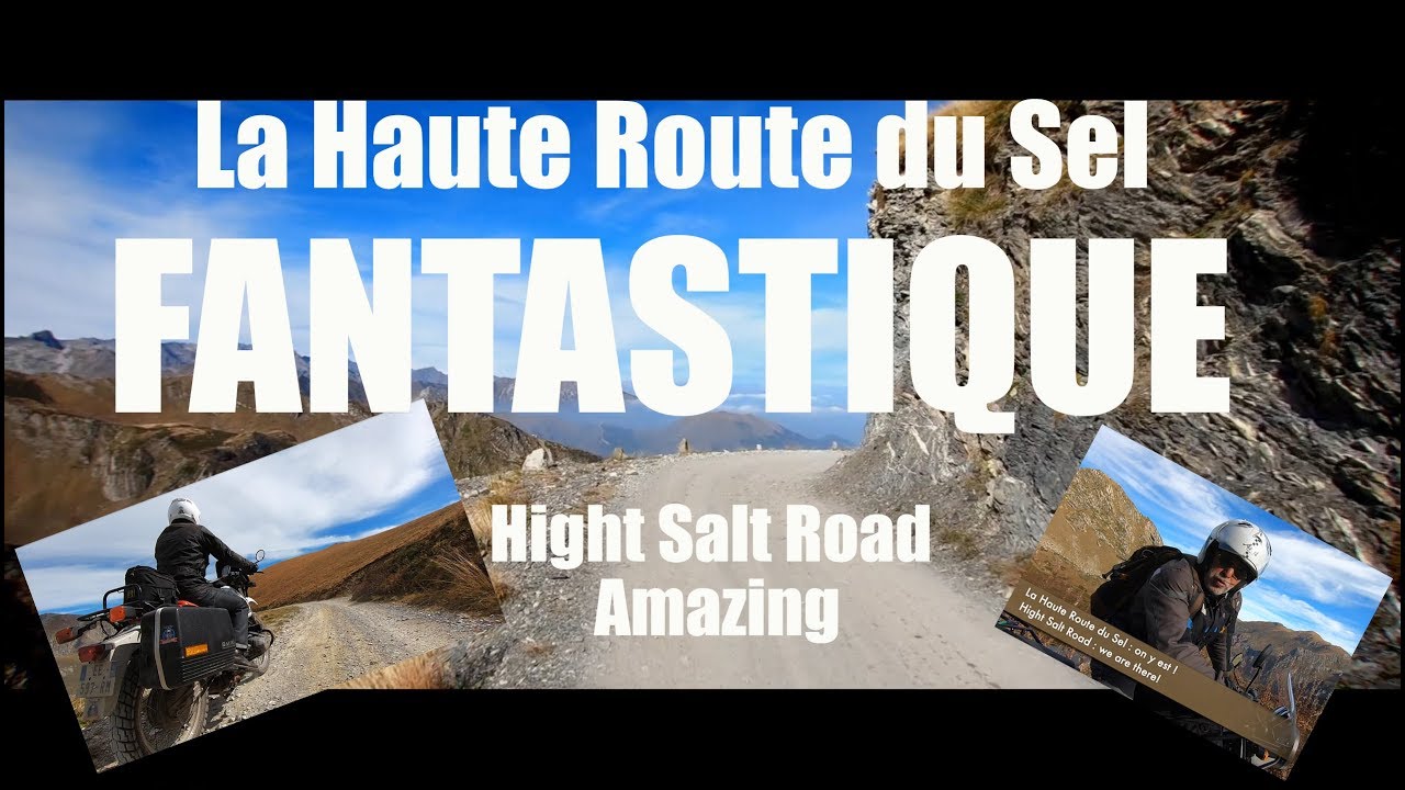 BMW R80GS - ROYAL ENFIELD  - Sur la Haute Route du Sel