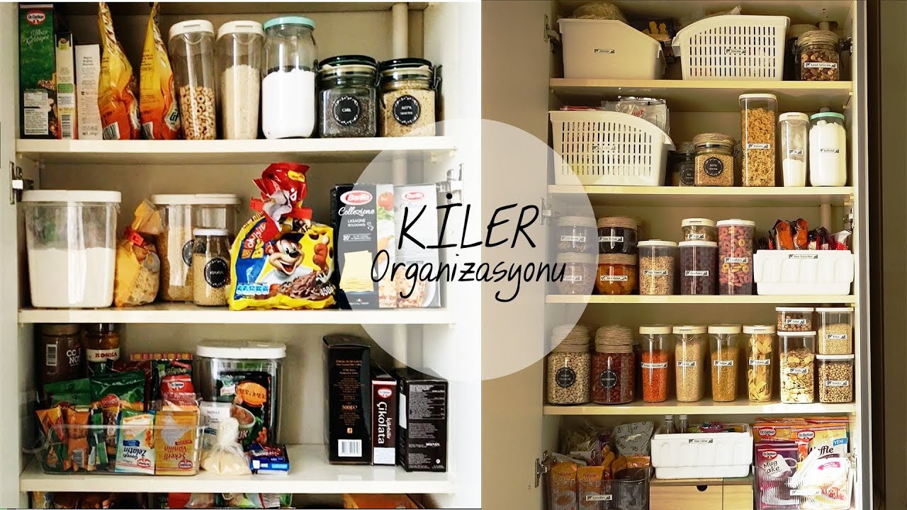 Dar ve Küçük Kiler Dolabı Nasıl Düzenlenir I Kiler Organizasyonu