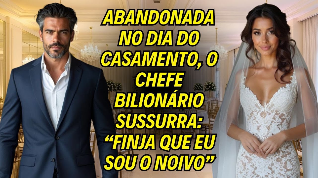Abandonada No Dia Do Casamento, O Chefe Bilionário Lhe Sussurra: “Finja Que Eu Sou O Noivo”