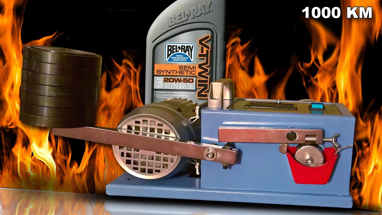 Bel-Ray V-Twin 20W50 - mileage 1000km - Cold engine start Choose the best oil! 