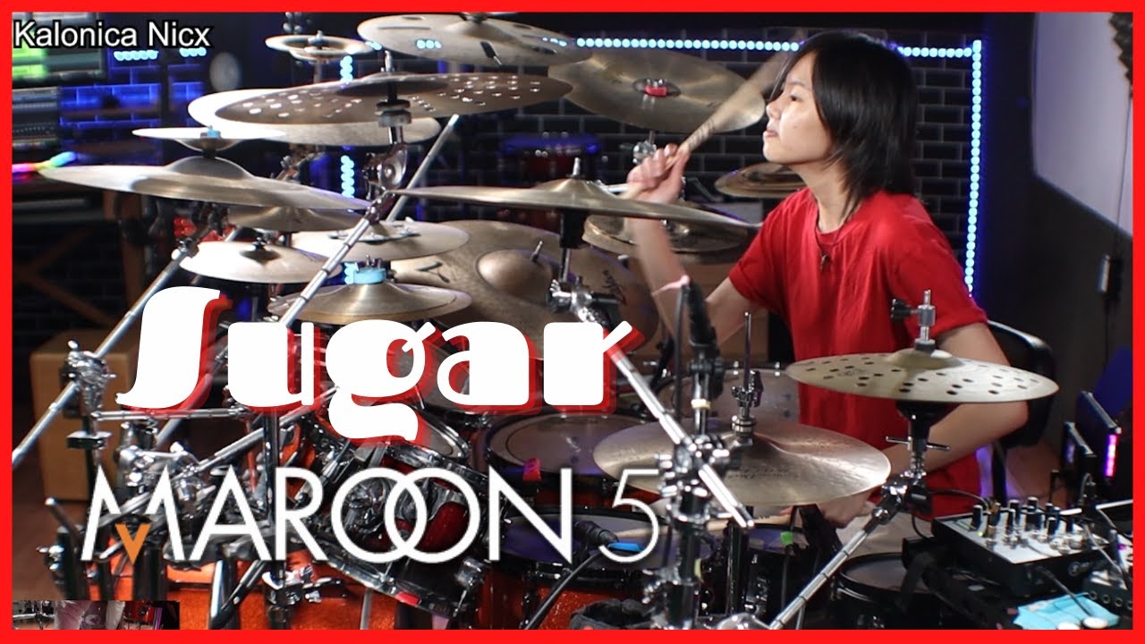 Maroon 5 - Sugar || Drum Cover by KALONICA NICX